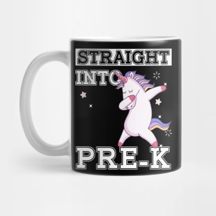 Straight Outta Pre-k Unicorn Back To School Gift Mug